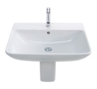 Vorschau: Duravit ME by Starck Waschtisch rechteckig 65x49cm, mit Hahnloch und Überlauf, weiß 2335650000