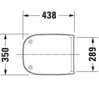 Vorschau: Duravit D-Code WC-Sitz mit Absenkautomatik, weiß