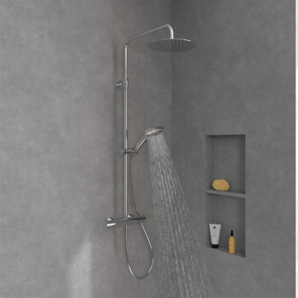 Villeroy&Boch Verve Showers Duschsystem mit 3 Strahlarten