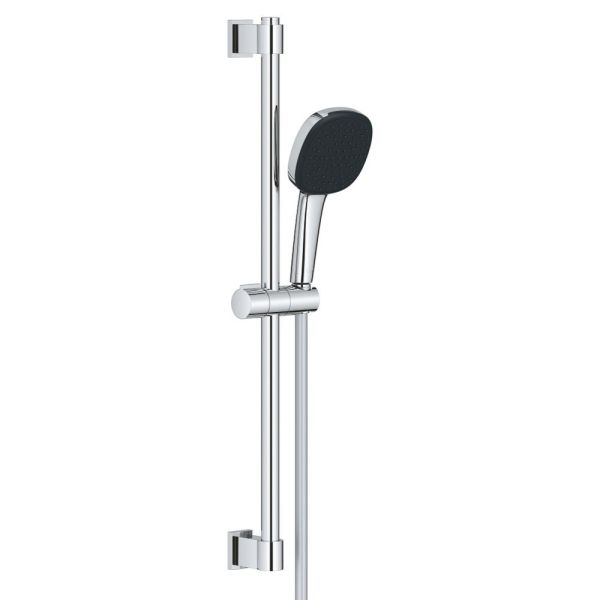 Grohe QuickFix Vitalio Comfort 110 Brausestangenset mit Handbrause & Schlauch wassersparend chrom 26398001