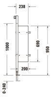 Vorschau: Duravit DuraSystem Erweiterungselement #WD6013