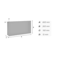 Vorschau: Smedbo Sideline Wandnische für Duschbereich 60x30cm