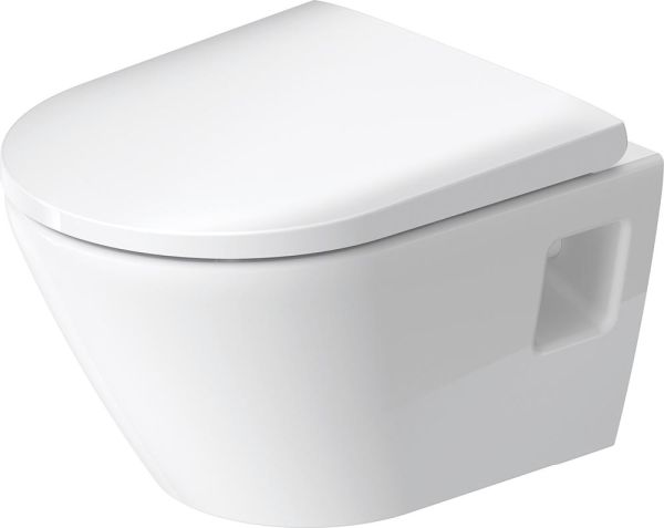 Duravit D-Neo Wand-WC 48x37cm, rimless, WonderGliss, weiß 25870900001