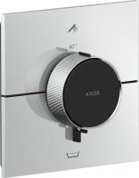 Vorschau: Axor ShowerSelect ID Thermostat Unterputz eckig 2 Verbraucher Sicherungskombi EN1717 chrom 36753000