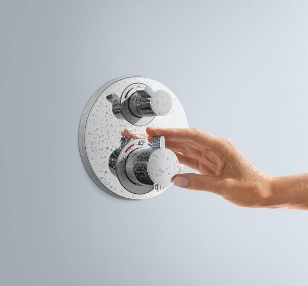 Hansgrohe Ecostat S Thermostat Unterputz für 1 Verbraucher, chrom
