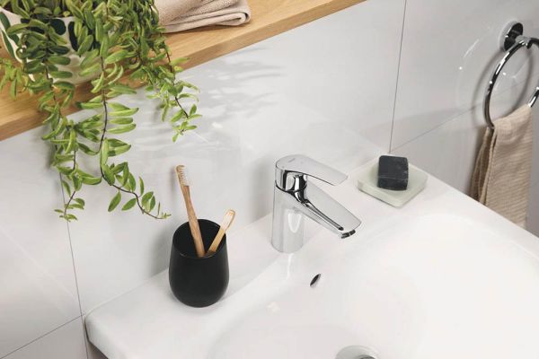 Grohe Eurosmart Waschtischbatterie, S-Size, wasser- und energiesparend, chrom