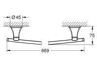 Vorschau: Grohe Grandera Badetuchhalter 60cm