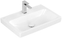 Vorschau: Villeroy&Boch Architectura Waschbecken 65x45cm, weiß 4A876601 mit Hahnloch ohne Überlauf