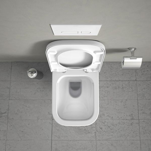 Duravit Happy D.2 WC-Sitz mit Absenkautomatik, abnehmbar, weiß