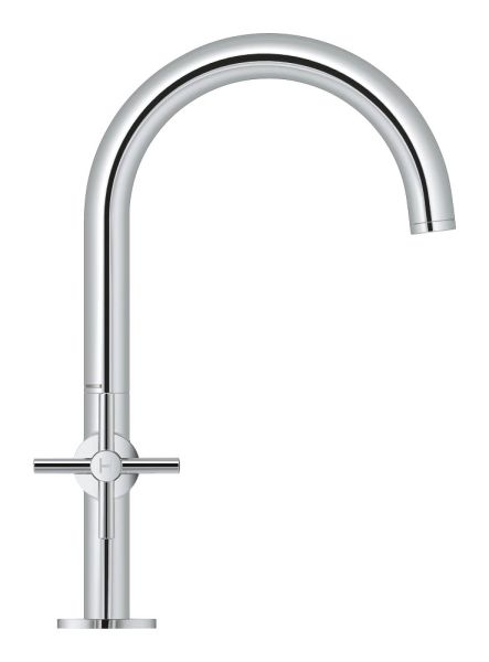 Grohe Atrio 2-Griff-Waschtischmischer L-Size, Kreuzgriffe