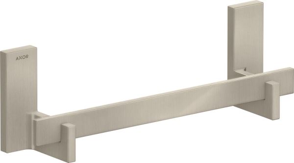 Axor Universal Rectangular Haltestange, 34cm, brushed nickel 42613820