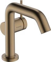 Vorschau: Hansgrohe Tecturis S Waschtischarmatur 110 Fine CoolStart wassersparend+, brushed bronze, 73320140