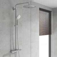 Vorschau: Grohe Euphoria System 260 Duschsystem mit Thermostatbatterie, wassersparend, chrom 27615002