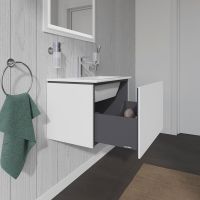 Vorschau: Duravit L-Cube Waschtischunterschrank wandhängend 62x39cm mit 1 Schublade für ME by Starck 234263