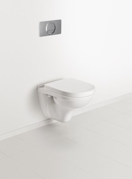 Villeroy&Boch O.Novo Tiefspül-WC Compact, spülrandlos mit DirectFlush 5688R001