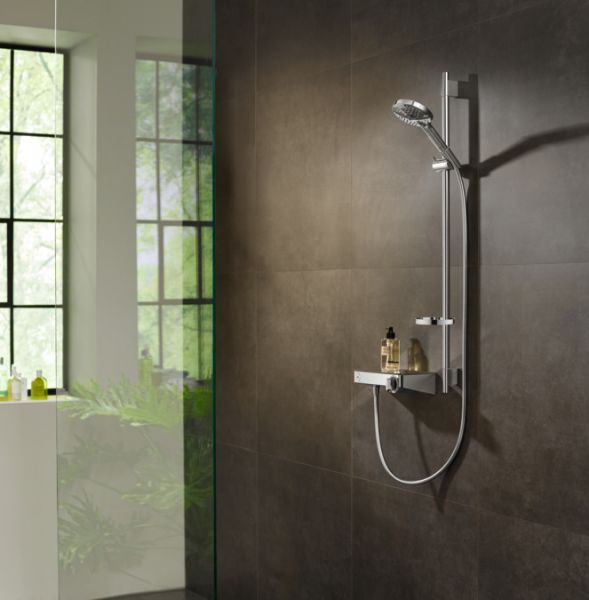 Hansgrohe Raindance Select S 120 3jet PowderRain mit Unica'S Puro Brausestange 0,90m, chrom