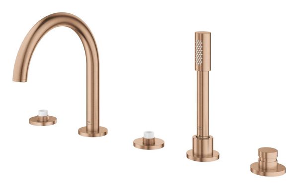 Grohe Atrio 5-Loch-Wannen-Kombination für Atrio Hebelgriffe 48464-5/48651