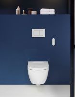 Vorschau: Geberit AquaClean Alba Wand-Dusch-WC Komplettanlage, weiß KeraTect