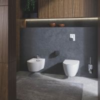 Vorschau: Grohe Allure Bidetaramtur mit Ablaufgarnitur, chrom 24160001