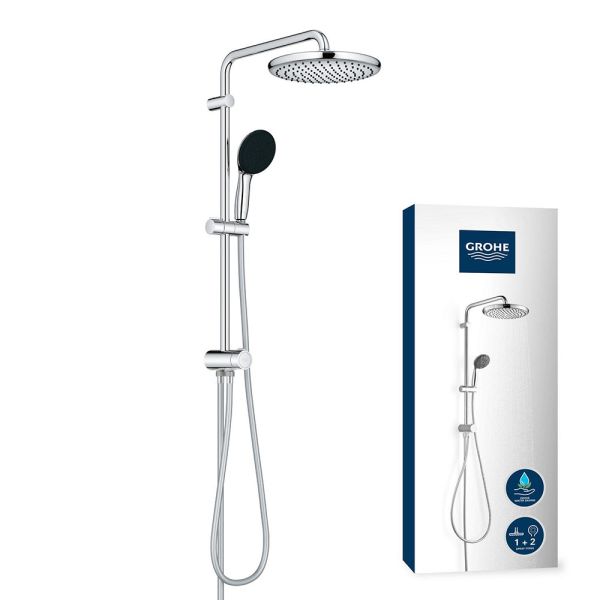 Grohe QuickFix Vitalio Start 250 Flex Duschsystem mit Umsteller, chrom