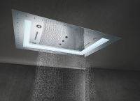 Vorschau: Grohe Rainshower Aqua 40" AquaSymphony Deckenbrause mit LED, 6 Strahlarten, chrom 26863000