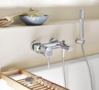 Vorschau: Grohe Concetto Einhand-Wannenbatterie mit Brausegarnitur Euphoria Cosmopolitan, chrom