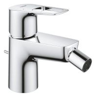 Vorschau: Grohe BauLoop Einhand-Bidetbatterie mit Ablaufgarnitur, wassersparend, chrom 23338001