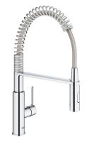 Vorschau: Grohe K400 80-C Set aus Küchenspüle 116x50cm & Get Küchenarmatur, granit schwarz/chrom