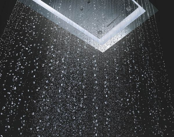 Grohe Rainshower Aqua 40" AquaSymphony Deckenbrause mit LED-Beleuchtung, 6+ Strahlarten, chrom