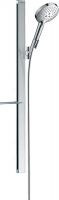 Vorschau: Hansgrohe Raindance Select S 120 3jet EcoSmart 9 l/min / Unica' E Brausestange 0,90m Set, chrom