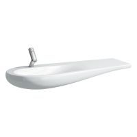 Vorschau: Laufen IL BAGNO ALESSI ONE Waschtisch Ablage rechts 120x50cm, weiß LCC H8149734001041