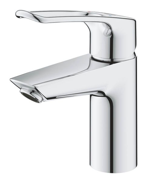 Grohe Eurosmart Einhand-Waschtischbatterie S-Size mit Push-Open, offener Hebelgriff, chrom