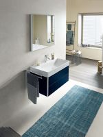 Vorschau: Duravit DuraSquare Waschtisch 80x47cm, ohne Überlauf, mit nicht verschließbarem Ablaufventil, weiß 2353800071