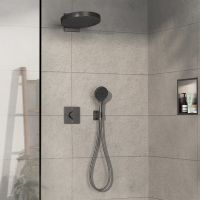 Vorschau: Hansgrohe ShowerSelect Comfort E Thermostat UP, 2 Verbraucher, brushed black chrome