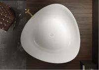 Vorschau: RIHO Solid Surface Oviedo freistehende Badewanne 160x160x160cm, seidenmatt weiß BS50005