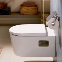 Vorschau: Hansgrohe EluPura Original S Wand WC Set mit AquaChannel Flush und WC-Sitz, weiß 60207450