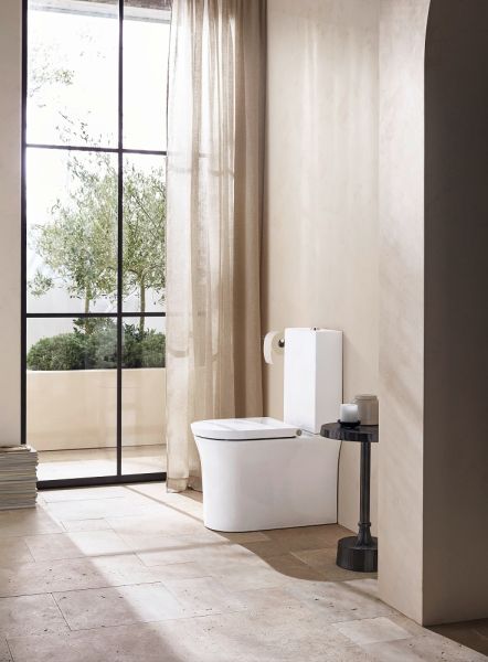 Duravit White Tulip Stand-WC für Kombination, Tiefspüler, spülrandlos, weiß