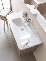 Vorschau: Duravit DuraStyle Waschtisch rechteckig 100x48cm, mit Hahnloch, mit Überlauf, WonderGliss, weiß 23201000001