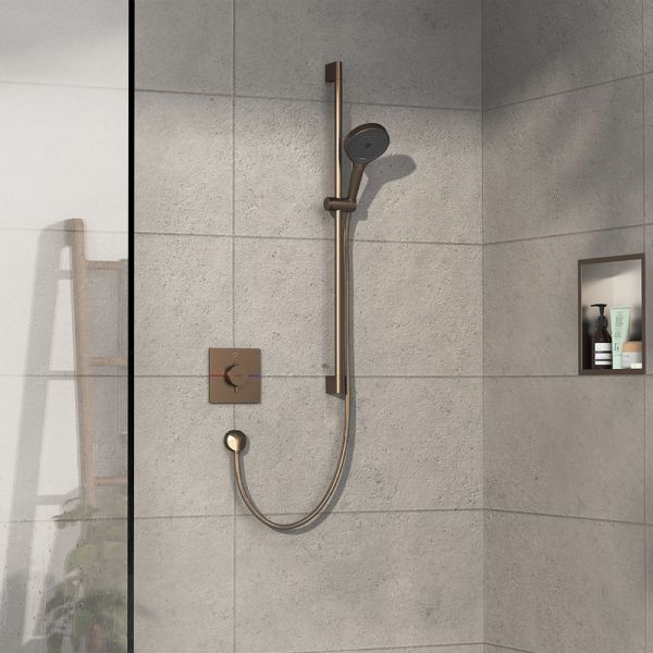 Hansgrohe ShowerSelect Comfort E Thermostat Unterputz für 1 Verbraucher, brushed bronze