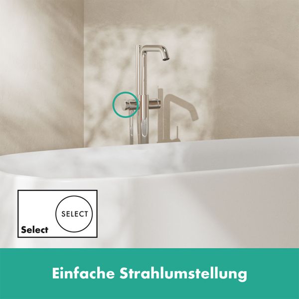 Hansgrohe Tecturis S Einhebel-Wannenmischer bodenstehend, chrom