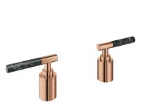 Grohe Atrio Hebelgriffe aus Vanilla Noir Caesarstone für Atrio 25224