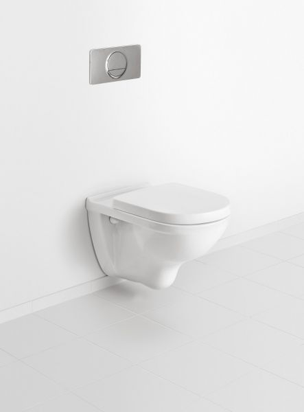 Villeroy&Boch O.Novo Wand-WC, WC-Sitz mit QuickRelase und SoftClosing Funktion, Combi-Pack, weiß 5660H101_1