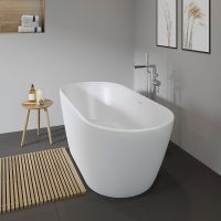 Vorschau: Duravit D-Neo freistehende Badewanne oval 160x75cm, weiß