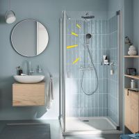 Vorschau: Grohe QuickFix Vitalio Start System 250 Duschsystem mit Thermostat chrom 26677001