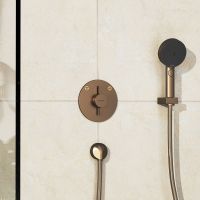 Vorschau: Hansgrohe DuoTurn S Mischer Unterputz für 2 Verbraucher, brushed bronze