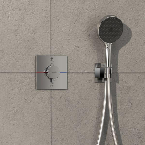 Hansgrohe ShowerSelect Comfort E Thermostat UP für 2 Verbraucher, chrom