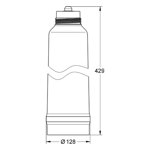 Grohe Blue® BWT Soft Filter 2500 L, L-Size, filtert Schwermetalle & Kalk