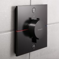 Vorschau: Hansgrohe ShowerSelect Comfort E Thermostat UP für 2 Verbraucher, schwarz matt