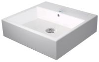 Duravit Vero Air Waschtisch 50x47cm, ohne Hahnloch, mit Überlauf, geschliffen, weiß 2350500028