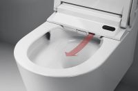 Vorschau: Grohe Sensia Pro Dusch-WC Komplettanlage mit Warmlufttrocknung, weiß